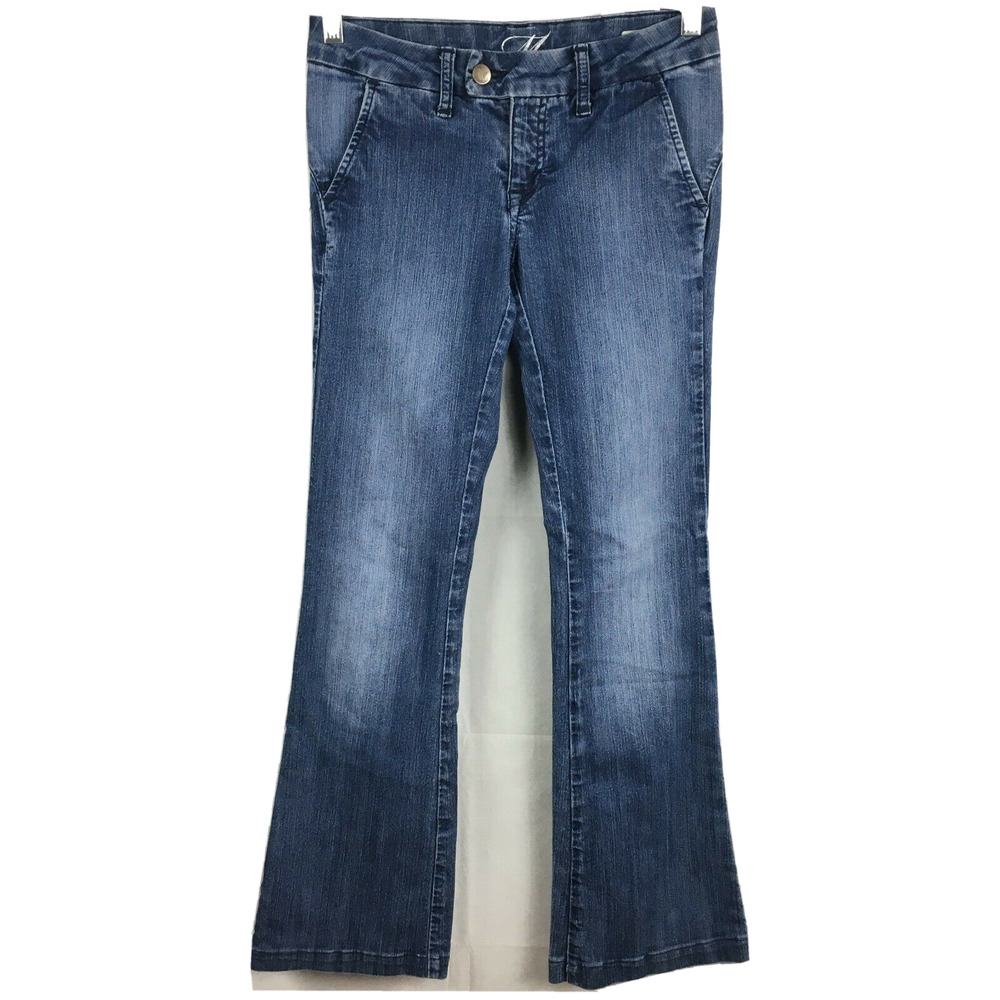 Mavi Jeans‎ Womens Sz 26 Medium Wash Blue Alissa Low Rise Trouser Boot Cut